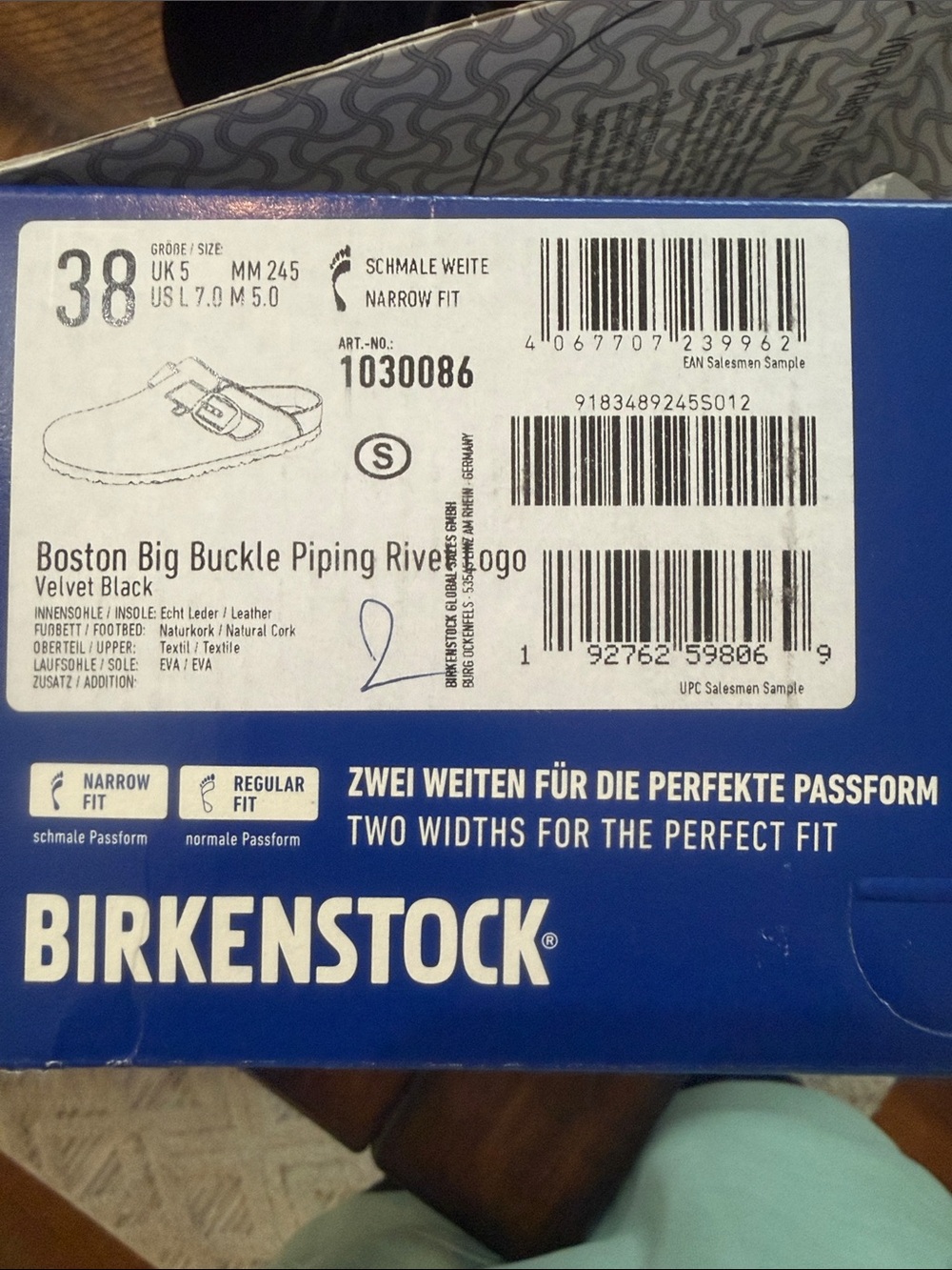 Birkenstock Boston Big Buckle Piping Rivet - Picture 2 of 5